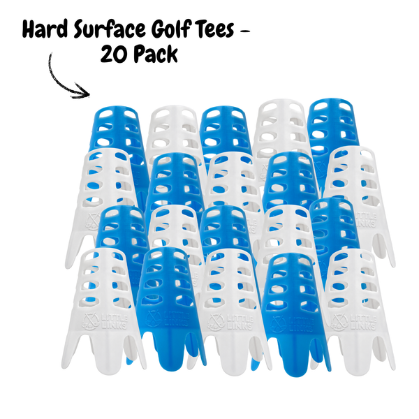 Hard Surface Golf Tees - 20 Pack
