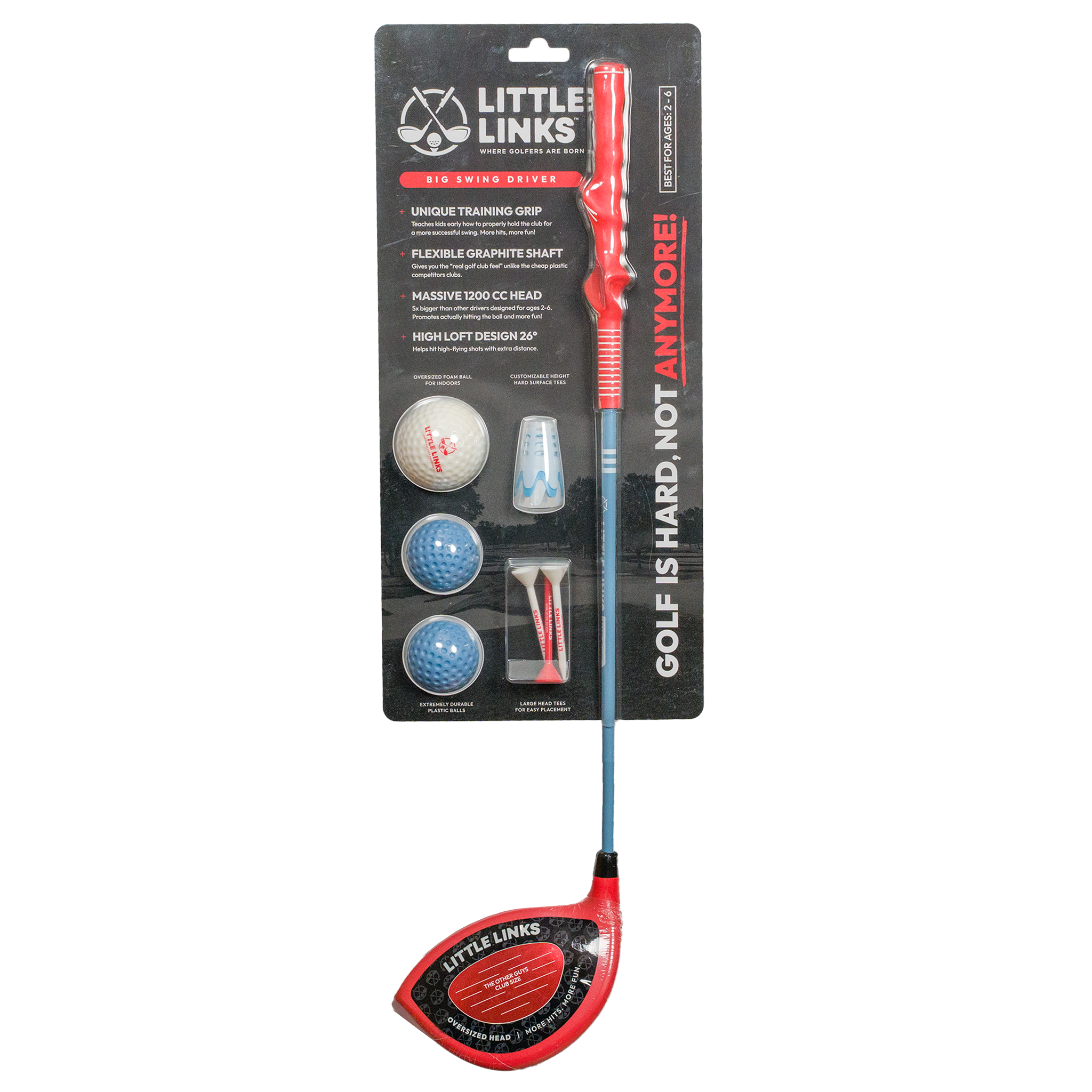 Big Swing Kids Golf Driver (Choose Color)
