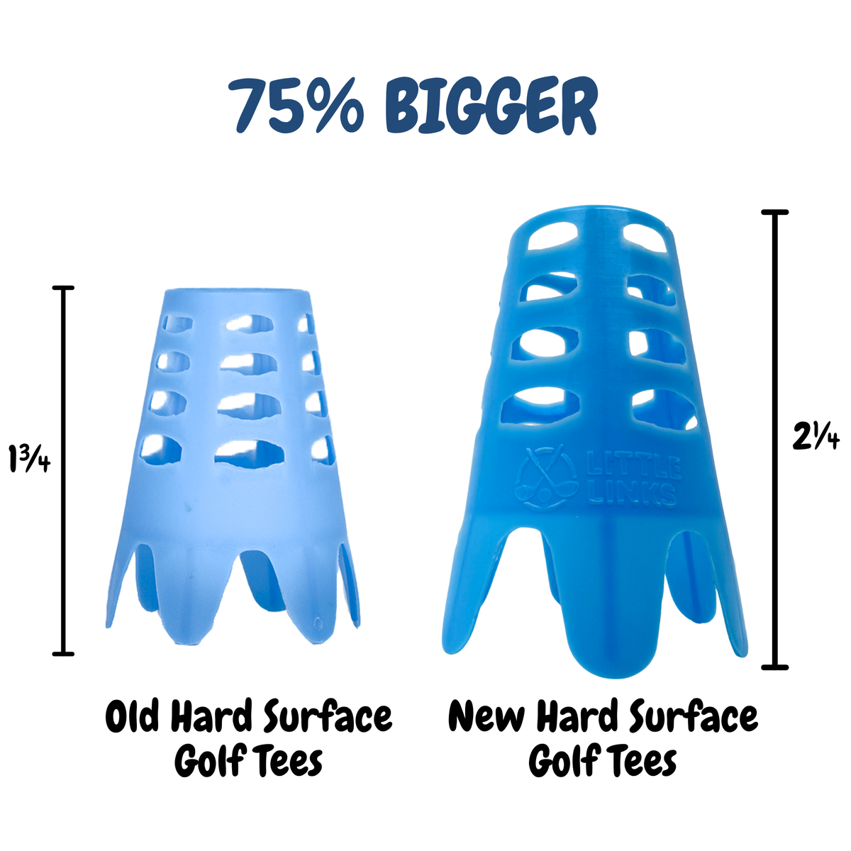 Hard Surface Golf Tees - 10 Pack