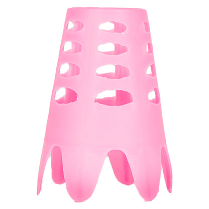 Little Links kids golf indoor tee in pink color, designed for use on mats and hard surfaces, allowing young golfers to practice safely and build confidence in their swing.